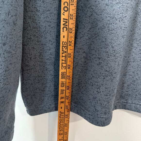 Marmot Men's Drop Line 1/2 Zip Fleece Pullover Blue Gray XXL Half Sweatshirt - Picture 6 of 8